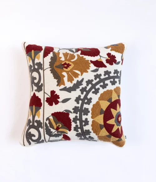 crewel embroidery suzani cushion cover crewel embroidery kashmir kashmiri cushion covers