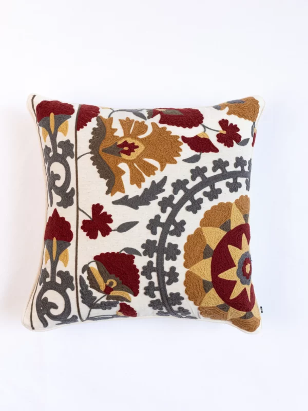 crewel embroidery suzani cushion cover crewel embroidery kashmir kashmiri cushion covers